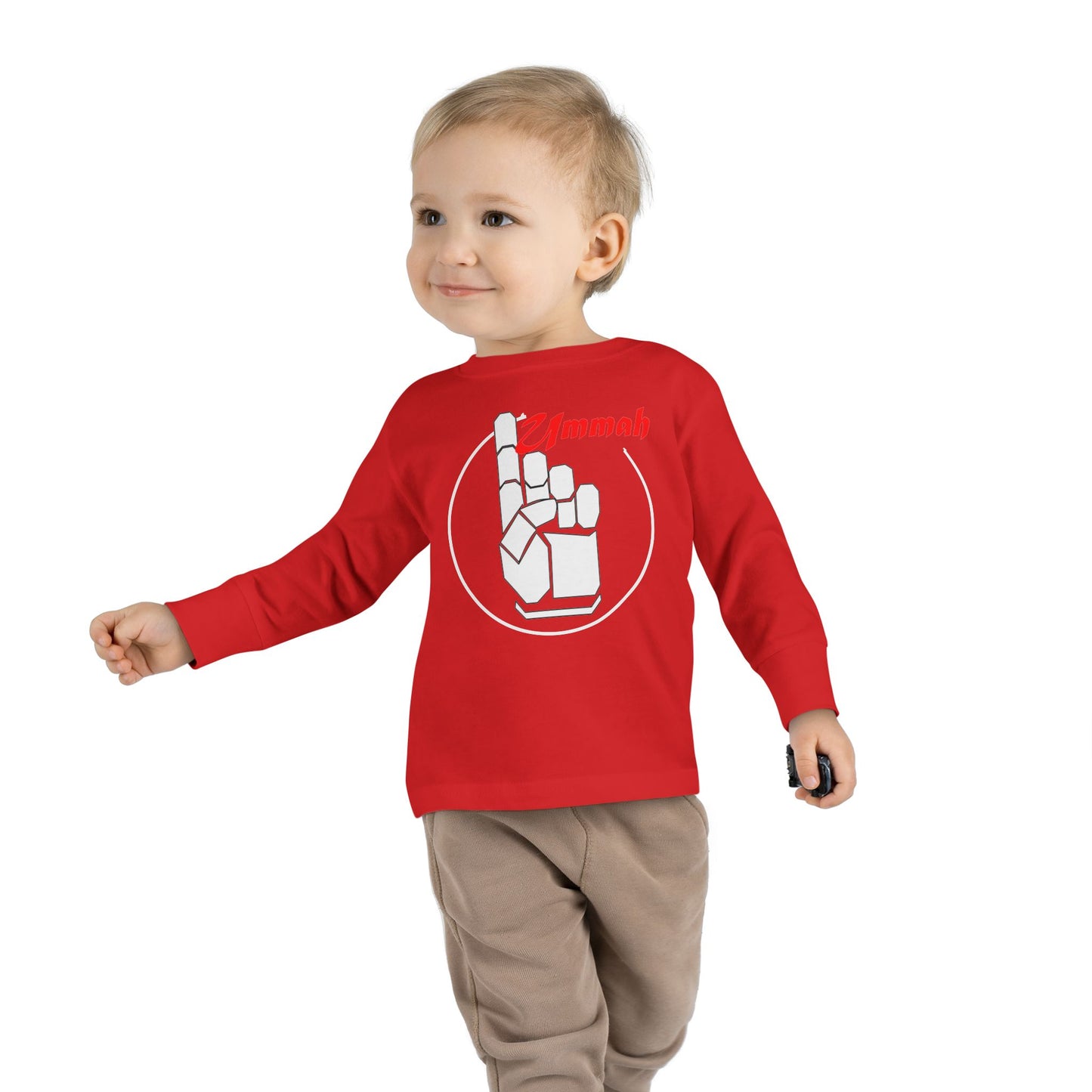 Many Faces One Ummah Toddler Long Sleeve Tee – Where Comfort Meets Community