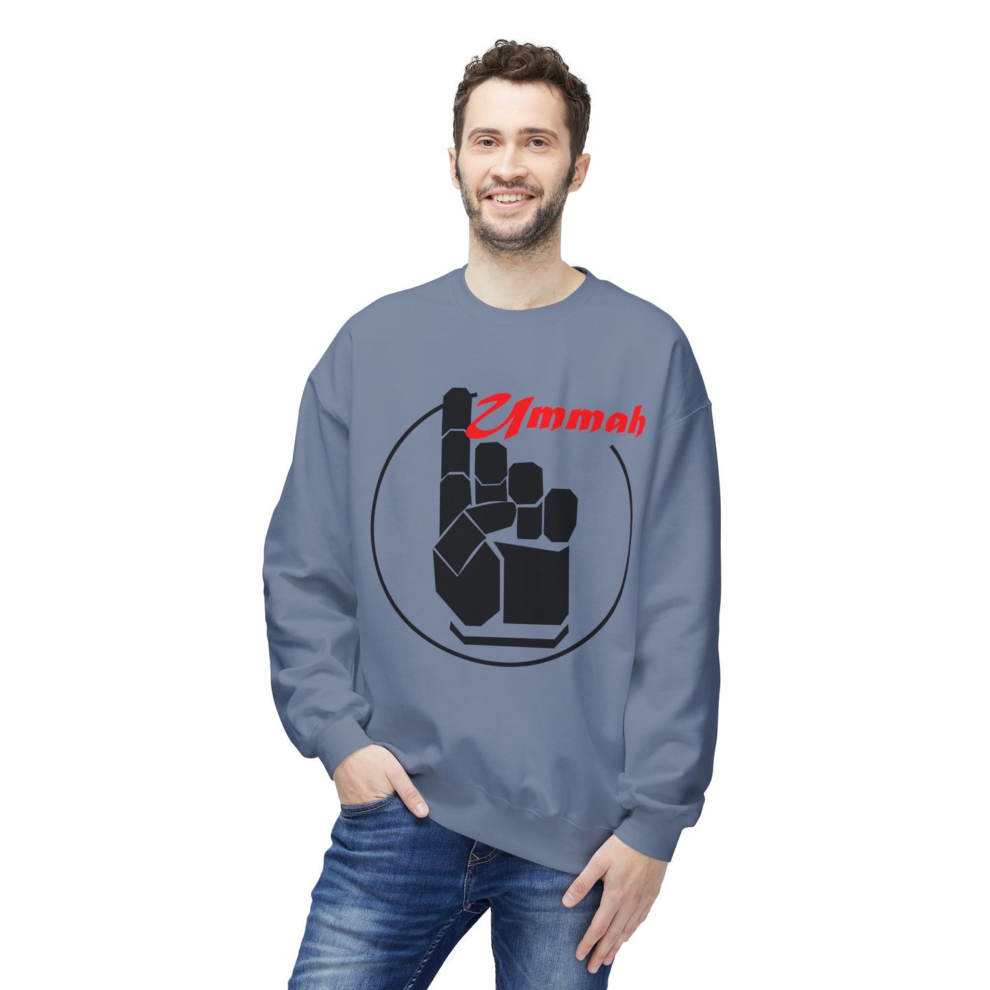 One Ummah Unisex Fleece Sweatshirt – Unity in Comfort