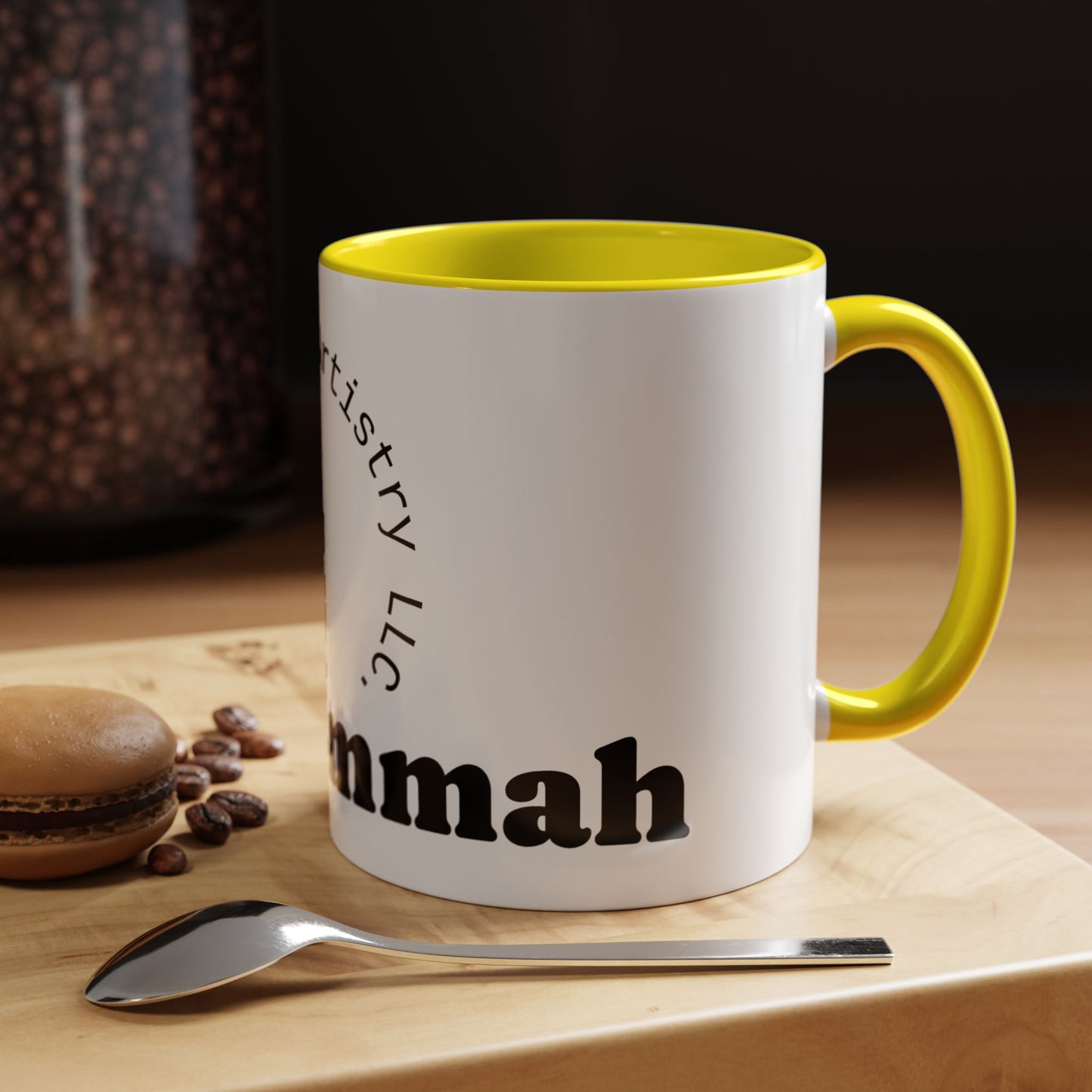 Many Faces, One Ummah Accent Coffee Mug