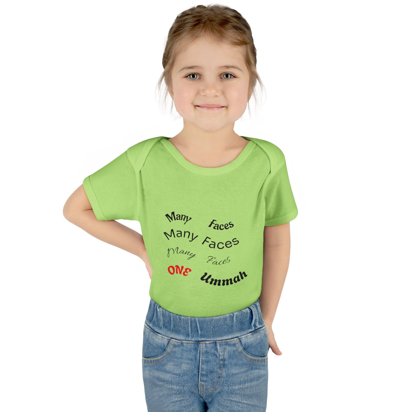 Many Faces One Ummah Infant Baby Rib Bodysuit – Joyful Comfort, United From the Start