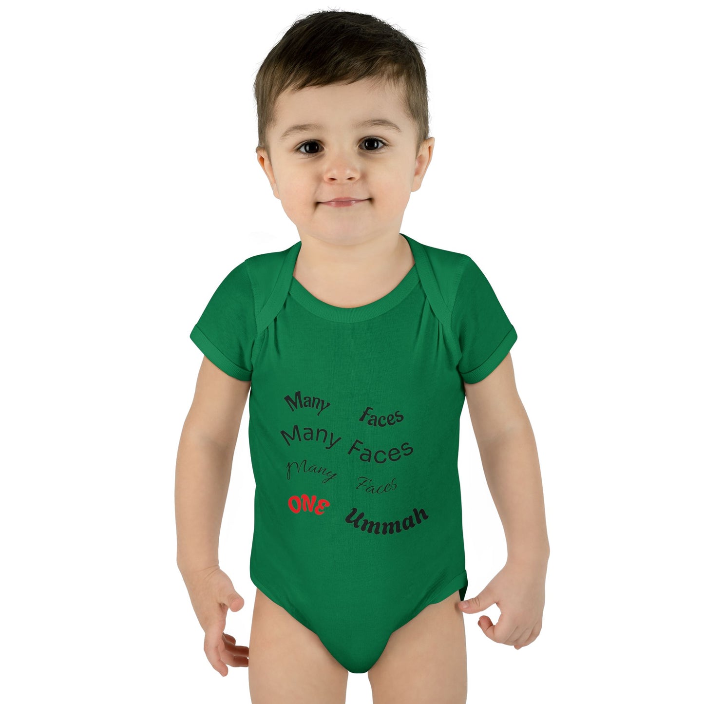 Many Faces One Ummah Infant Baby Rib Bodysuit – Joyful Comfort, United From the Start