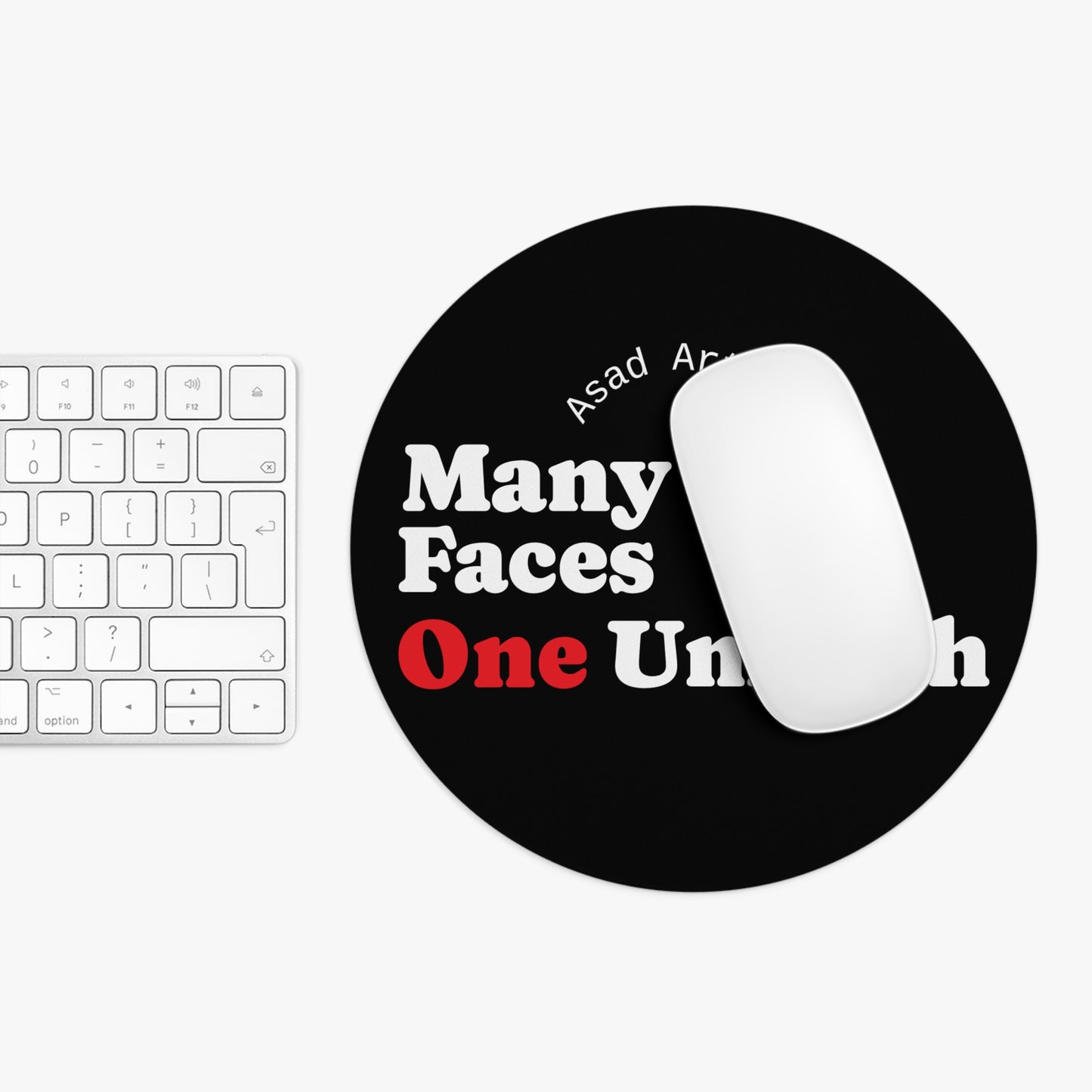 Many Faces One Ummah Mouse Pad