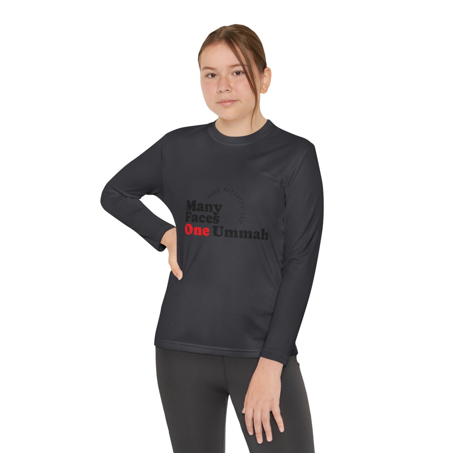 Youth Long Sleeve Competitor Tee – Strength, Unity, and Performance