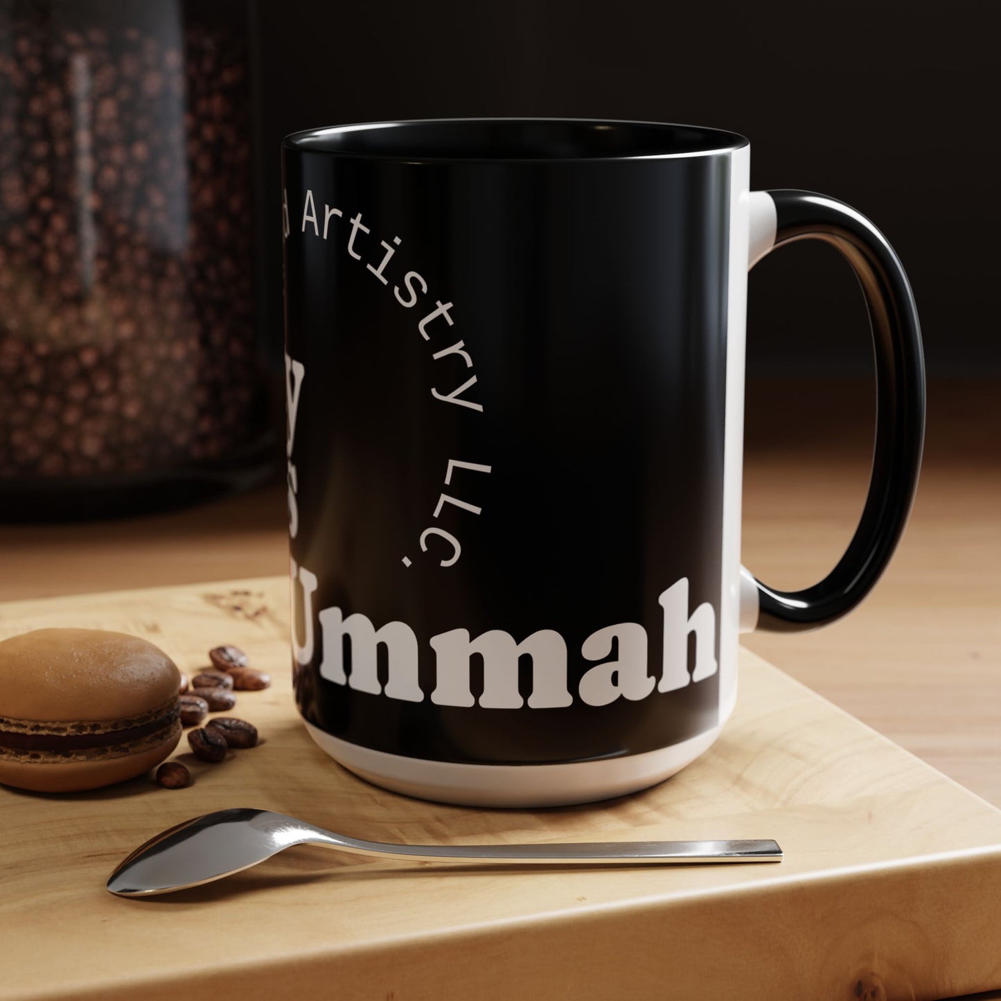 Many Faces, One Ummah Accent Coffee Mug – Sip with Unity