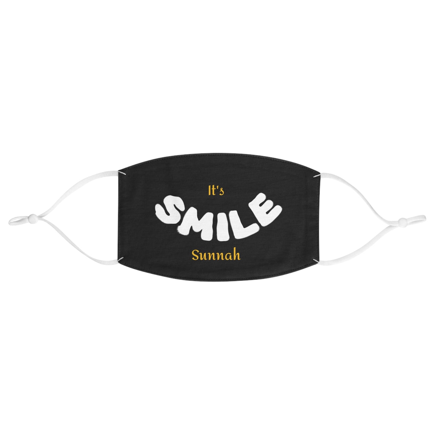 "Smile, It's Sunnah"-Fabric Face Mask