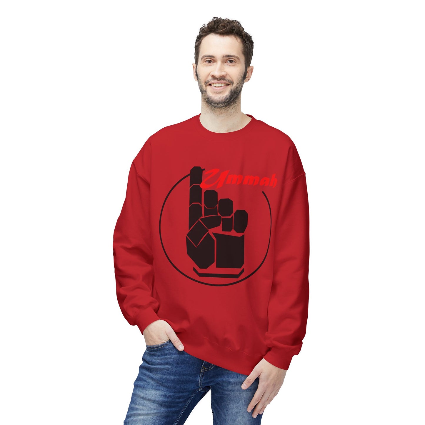 One Ummah Unisex Fleece Sweatshirt – Unity in Comfort