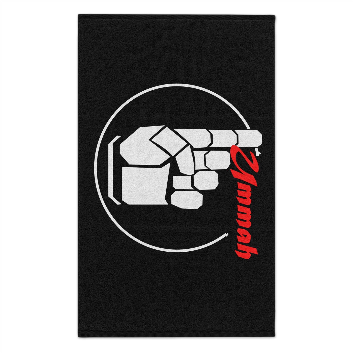 One Ummah Black Towel