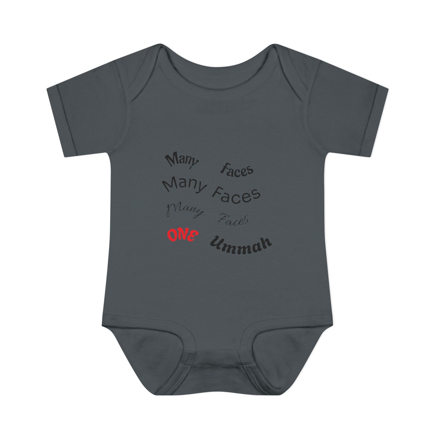 Many Faces One Ummah Infant Baby Rib Bodysuit – Joyful Comfort, United From the Start