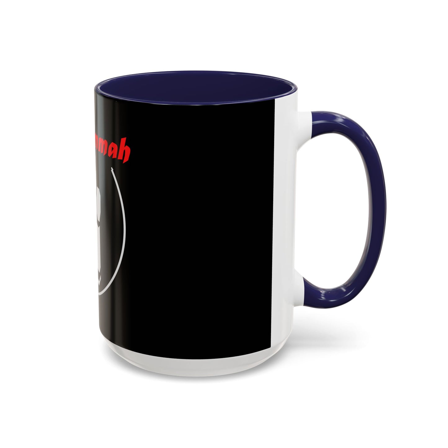 White One Ummah Logo Accent Coffee Mug
