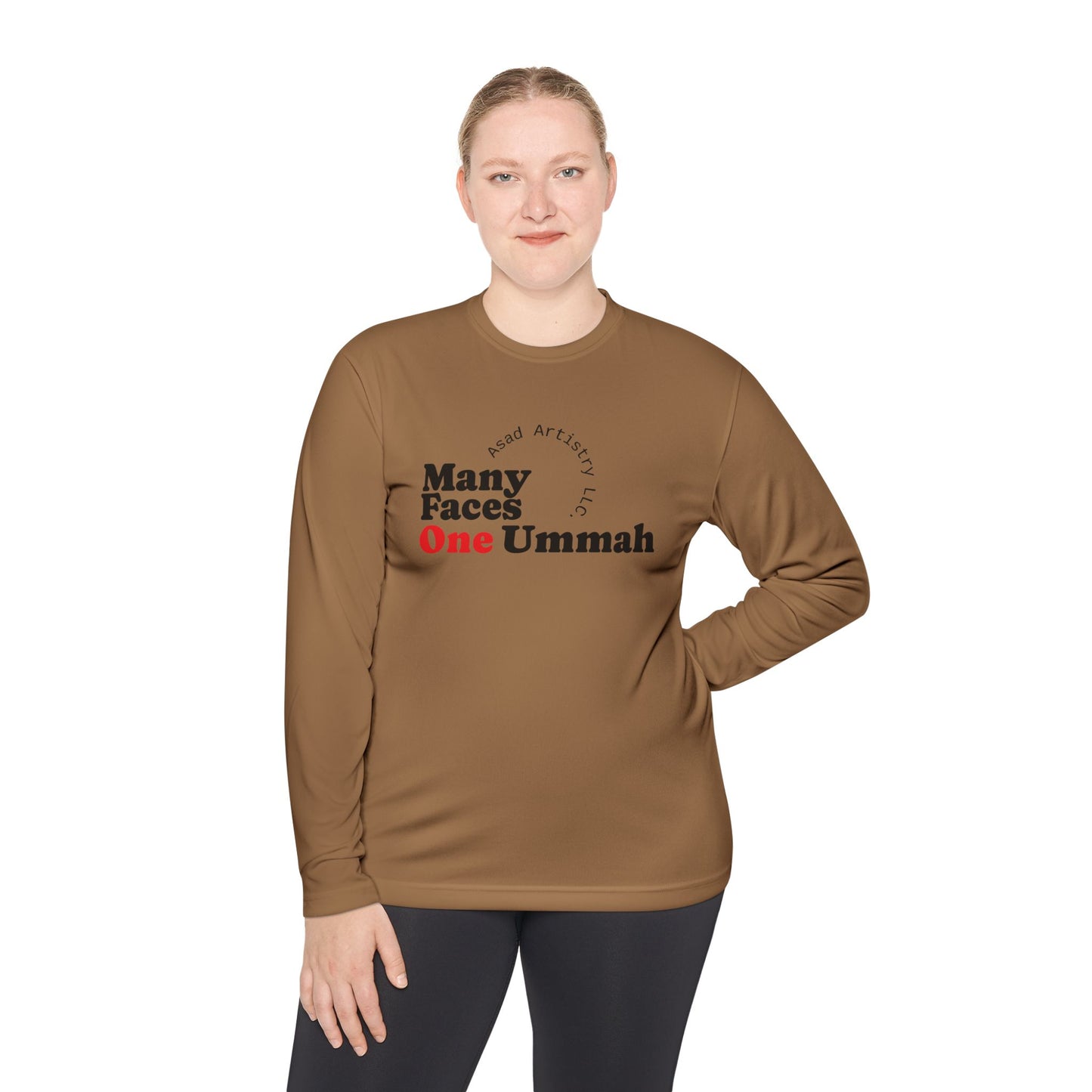 One Ummah Unisex Lightweight Long Sleeve Tee – Comfort, Style, and Unity in Every Wear