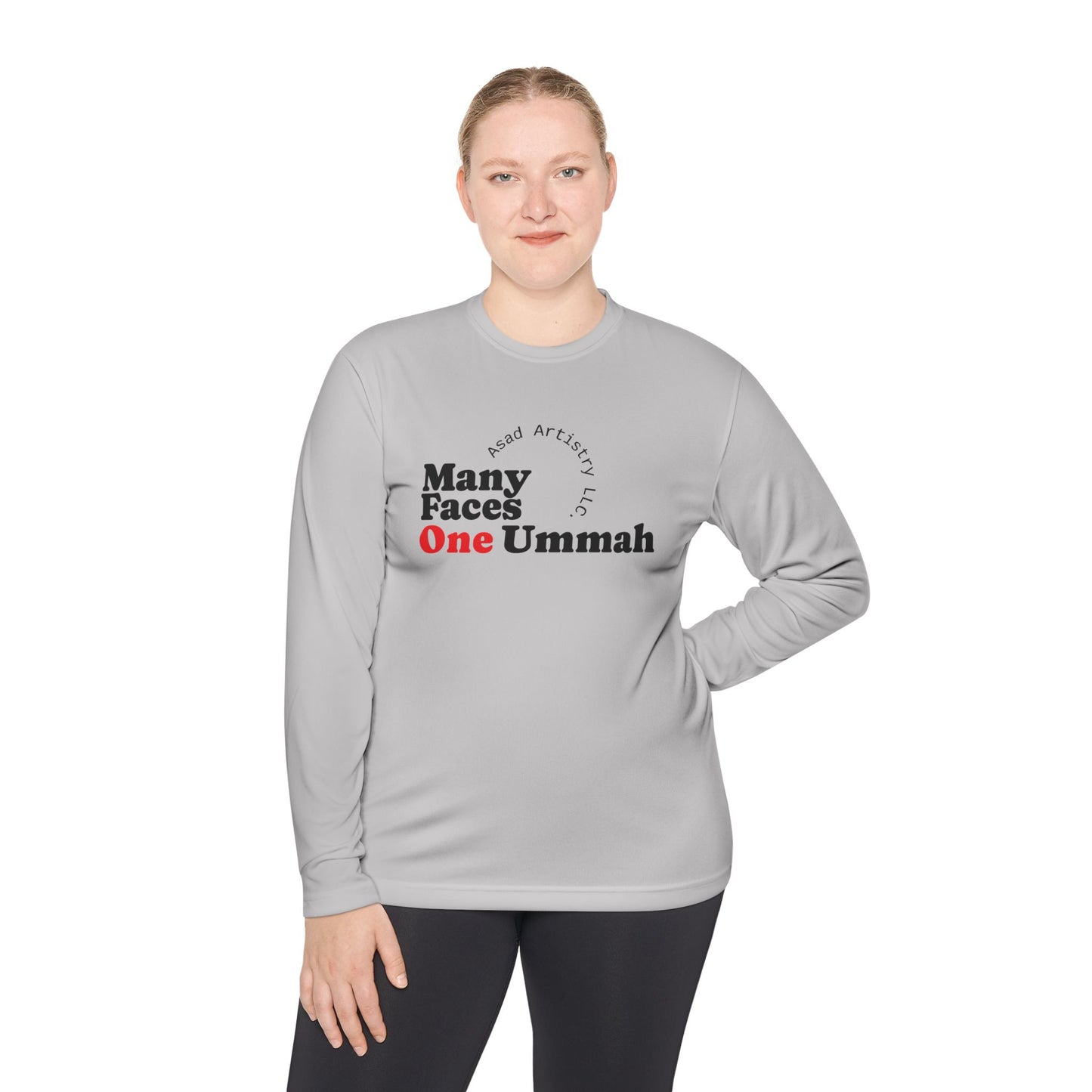 One Ummah Unisex Lightweight Long Sleeve Tee – Comfort, Style, and Unity in Every Wear