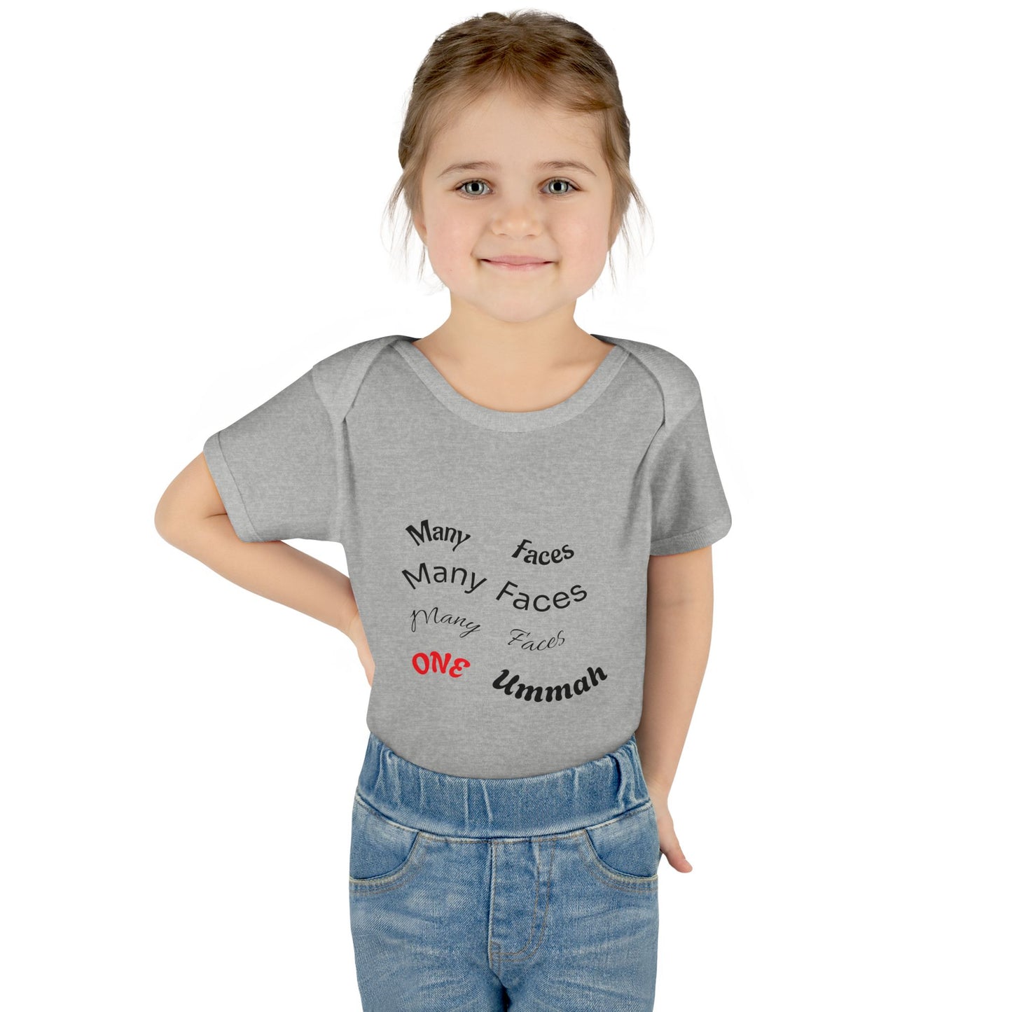 Many Faces One Ummah Infant Baby Rib Bodysuit – Joyful Comfort, United From the Start