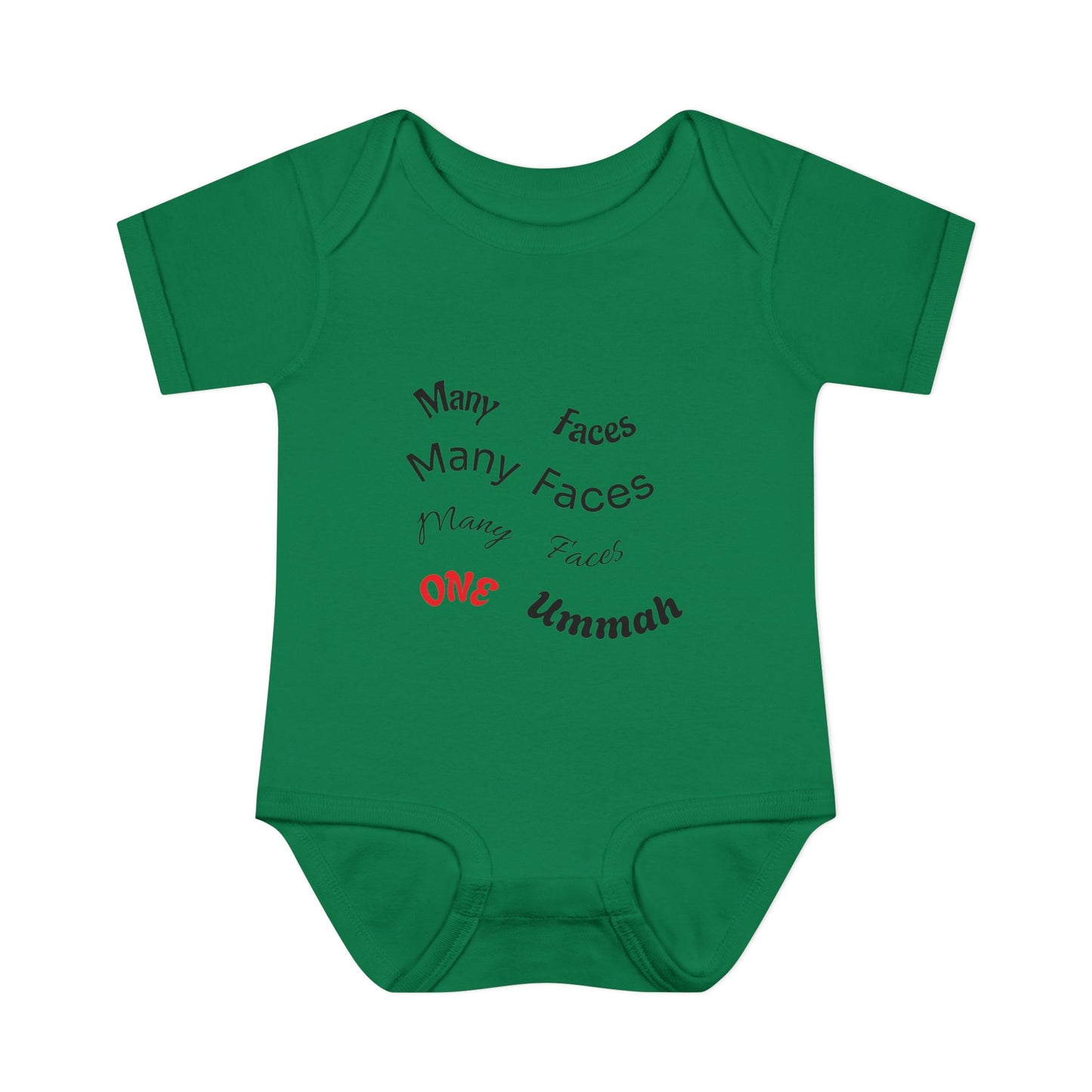Many Faces One Ummah Infant Baby Rib Bodysuit – Joyful Comfort, United From the Start