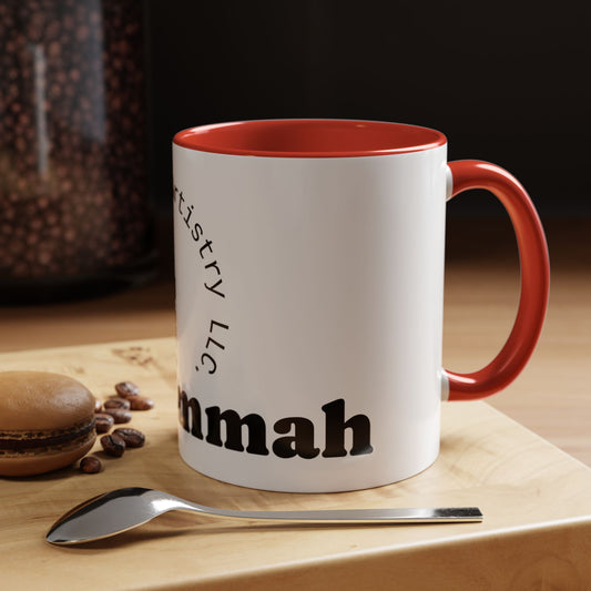 Many Faces, One Ummah Accent Coffee Mug