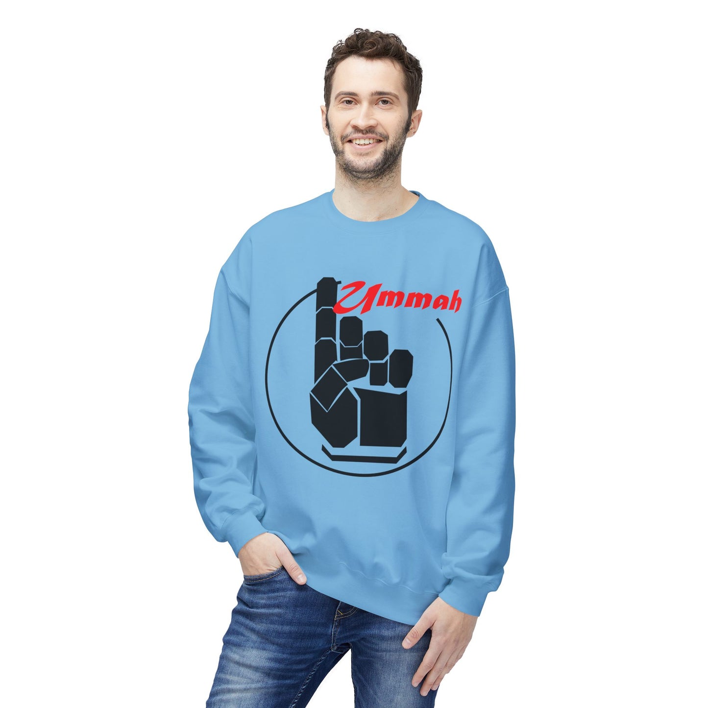 One Ummah Unisex Fleece Sweatshirt – Unity in Comfort