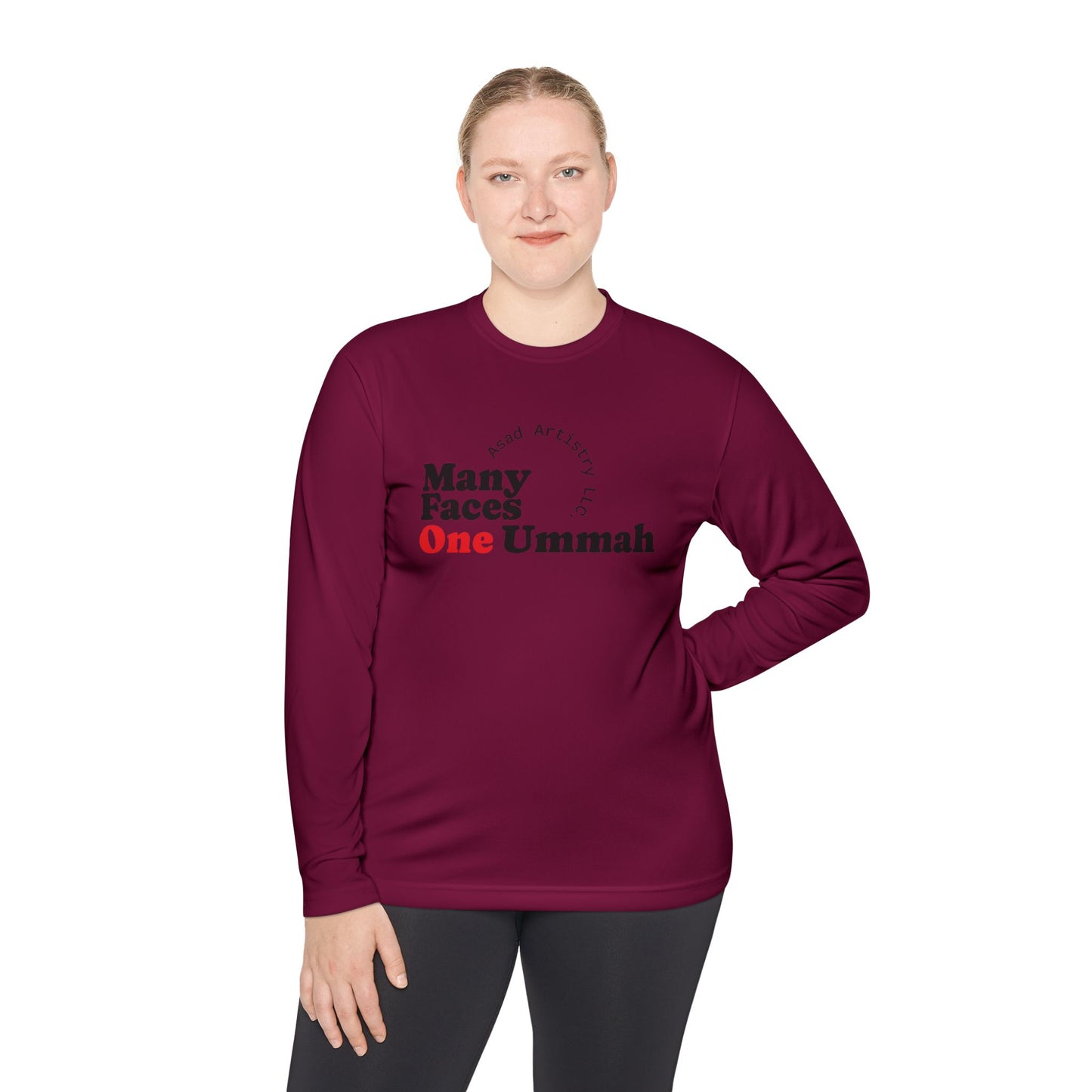 One Ummah Unisex Lightweight Long Sleeve Tee – Comfort, Style, and Unity in Every Wear