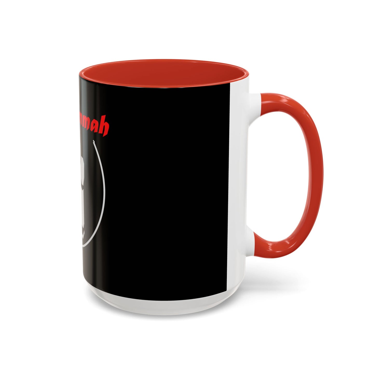 White One Ummah Logo Accent Coffee Mug
