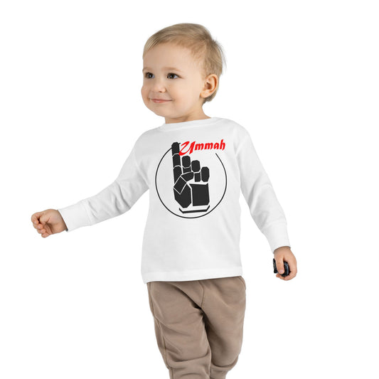 Many Faces One Ummah Toddler Long Sleeve Tee – Where Comfort Meets Community