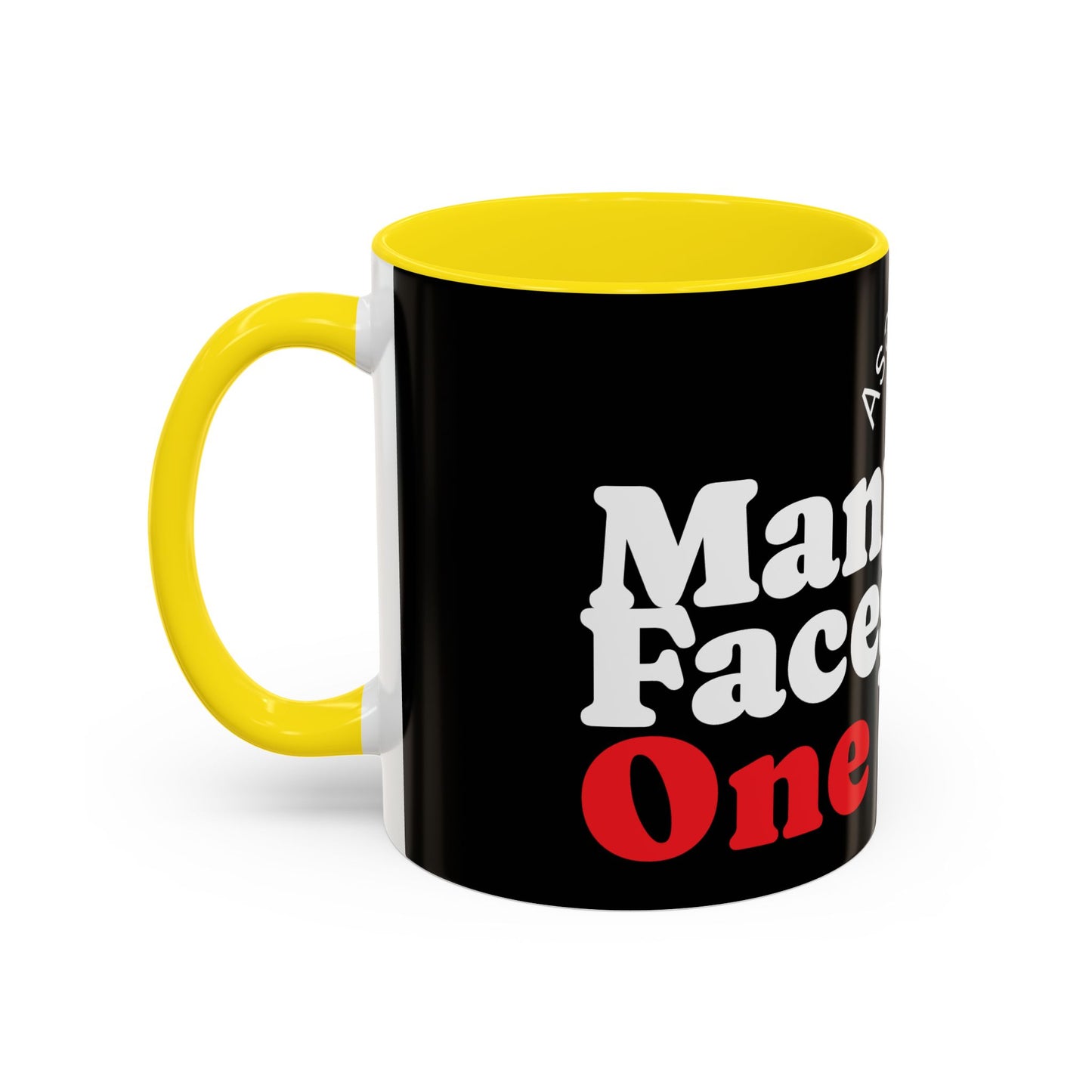 Many Faces, One Ummah Accent Coffee Mug – Sip with Unity