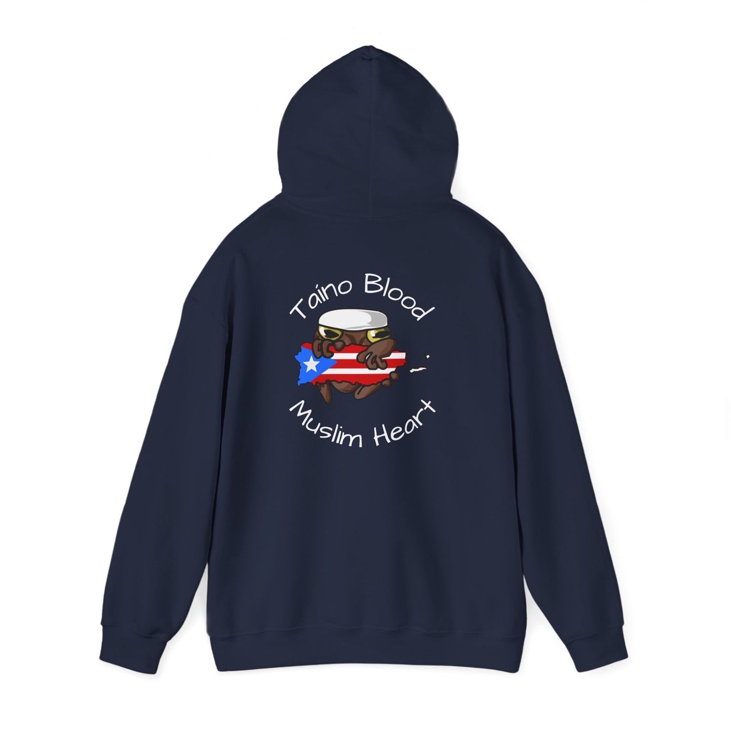 Puerto Rican Muslim Hoodie – Taino Blood, Muslim Heart