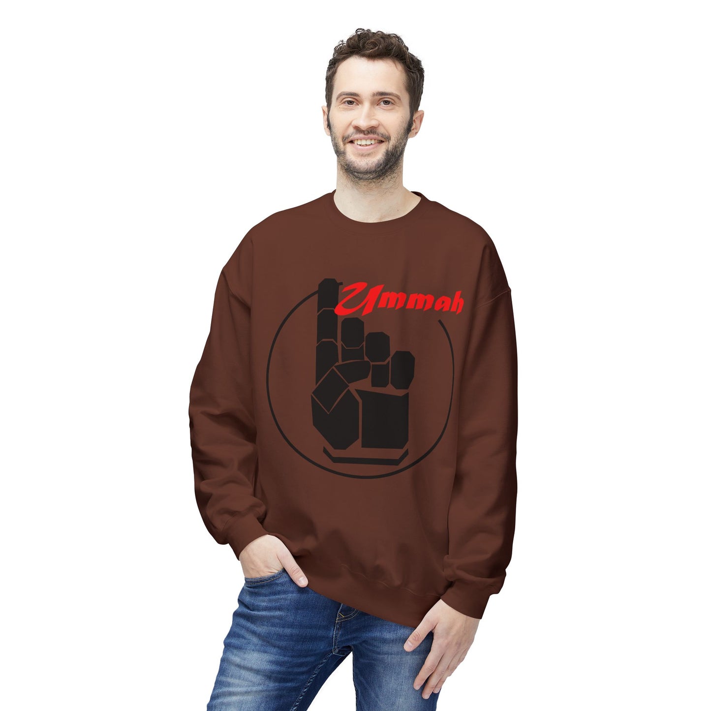 One Ummah Unisex Fleece Sweatshirt – Unity in Comfort