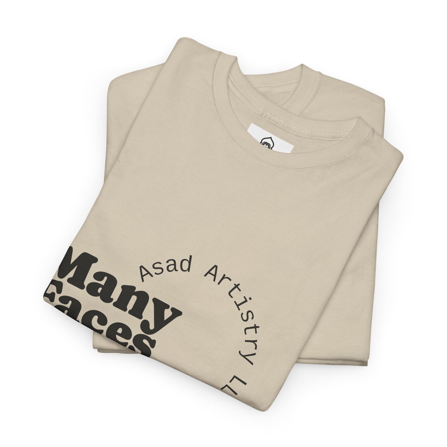 Unisex Heavy Cotton T-Shirt – "Many Faces, One Ummah"