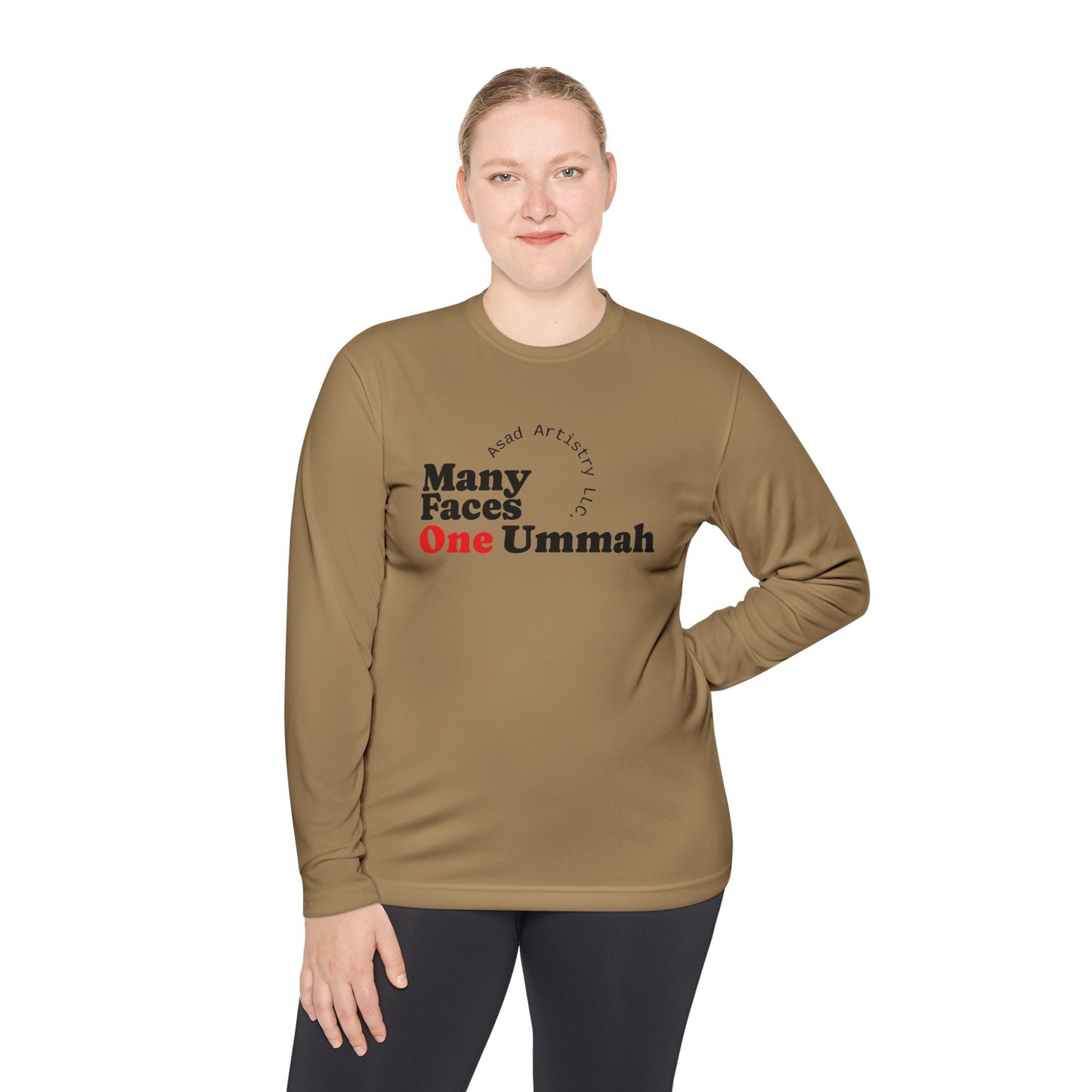 One Ummah Unisex Lightweight Long Sleeve Tee – Comfort, Style, and Unity in Every Wear