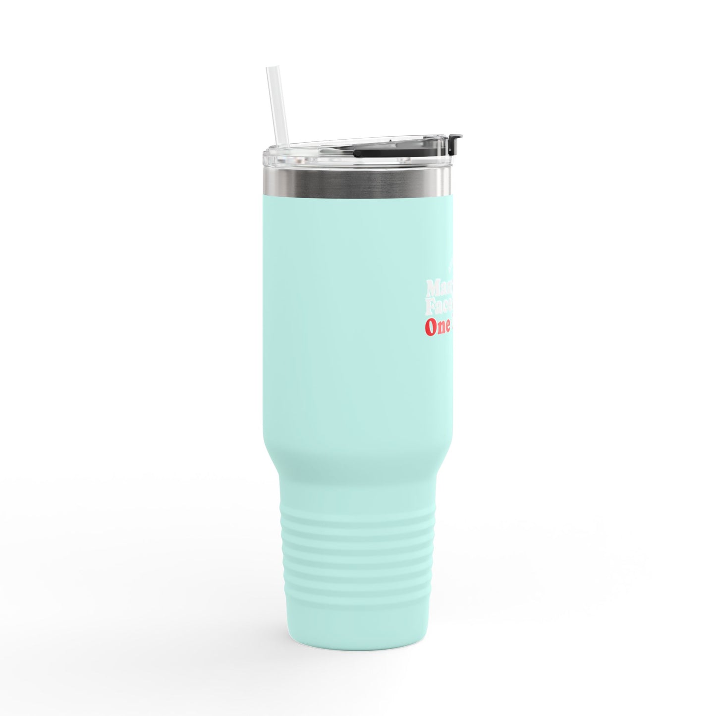 One Ummah Insulated Travel Mug-W/White letter