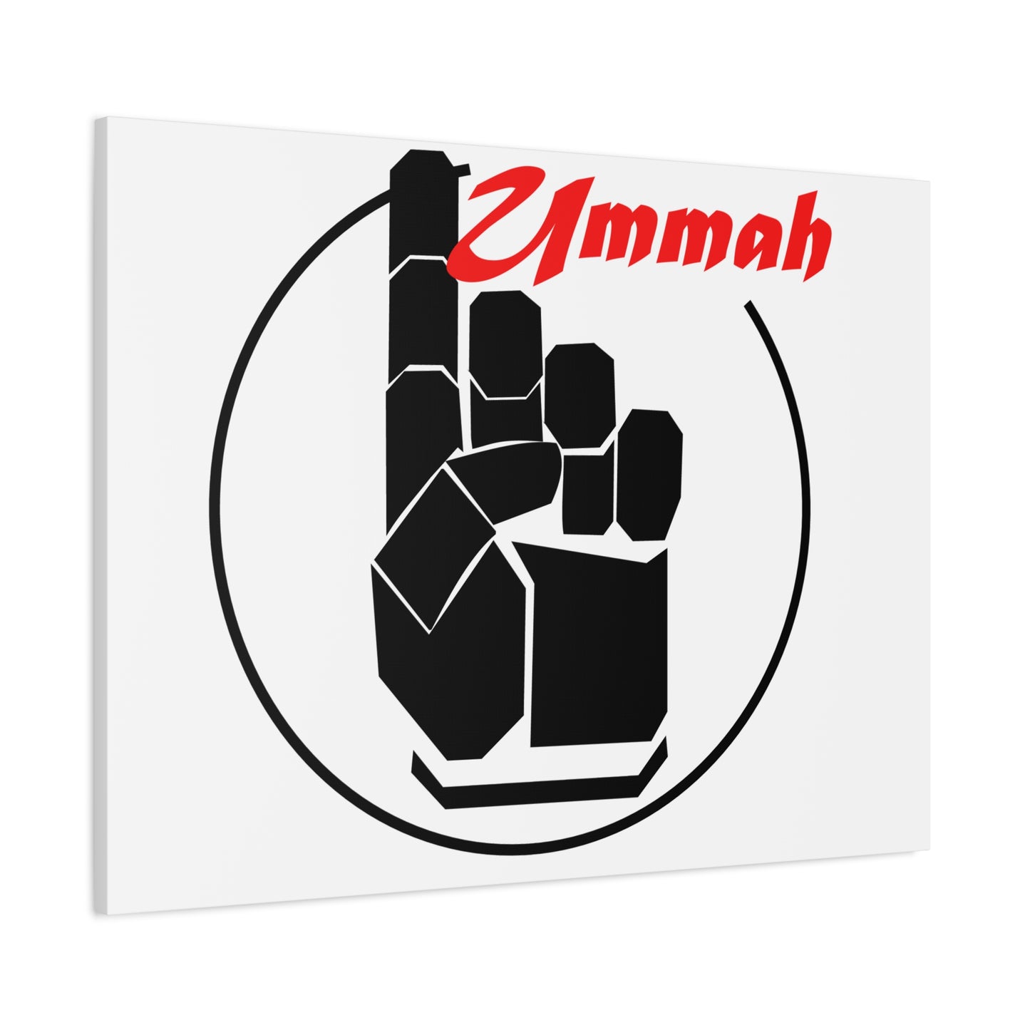 One Ummah Wall Canvas – Unity Through Faith