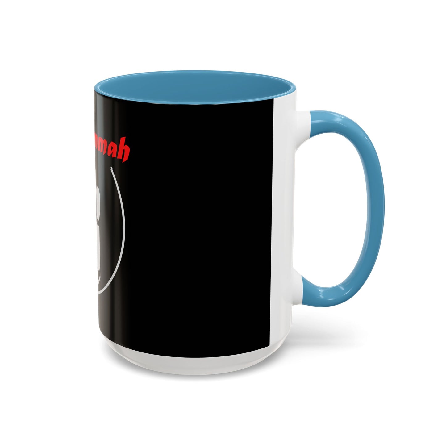 White One Ummah Logo Accent Coffee Mug