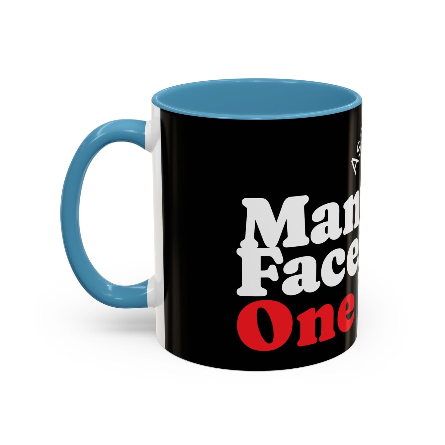 Many Faces, One Ummah Accent Coffee Mug – Sip with Unity
