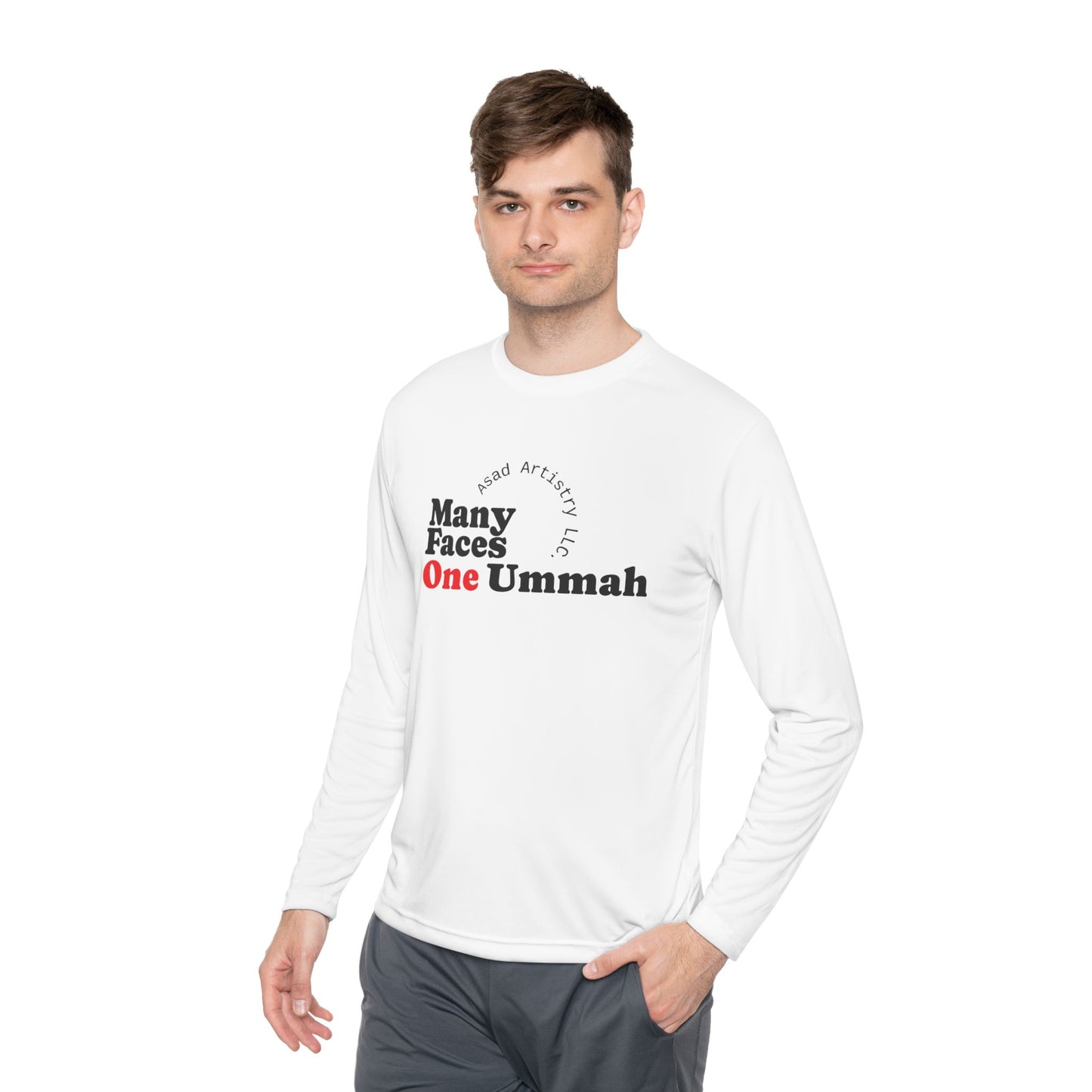 One Ummah Unisex Lightweight Long Sleeve Tee – Comfort, Style, and Unity in Every Wear