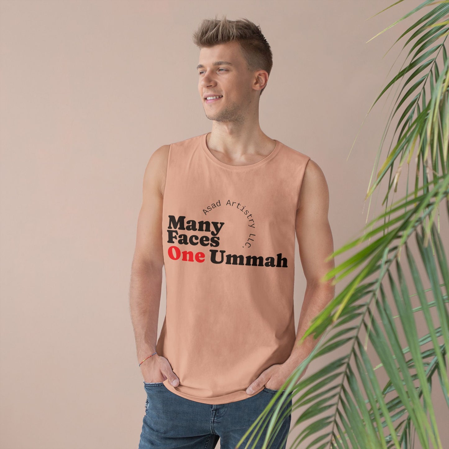 Many Faces One Ummah Unisex Barnard Tank – Unite in Comfort and Style