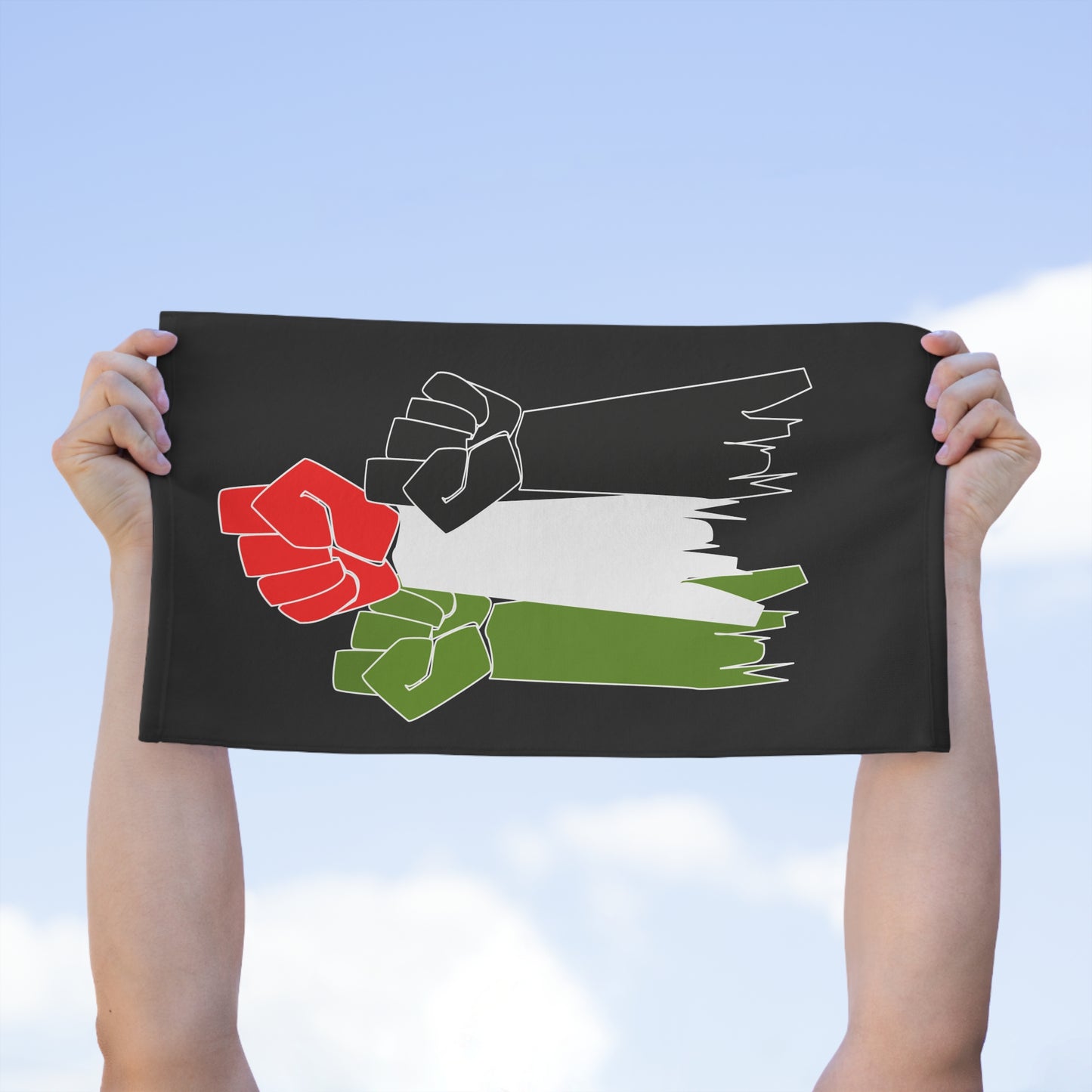 Free Palestine Rally & Gym Towel, 11x18