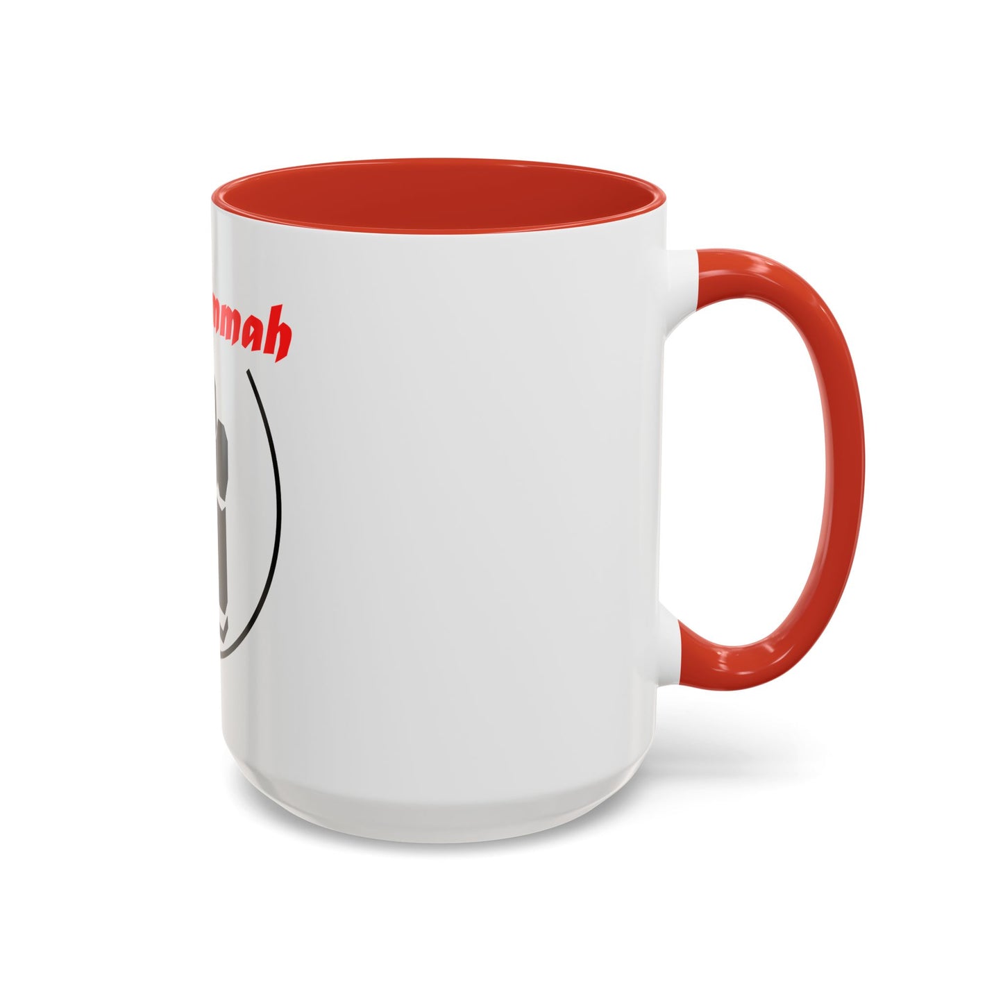 Black Logo-One Ummah Accent Coffee Mug – Sip with Unity