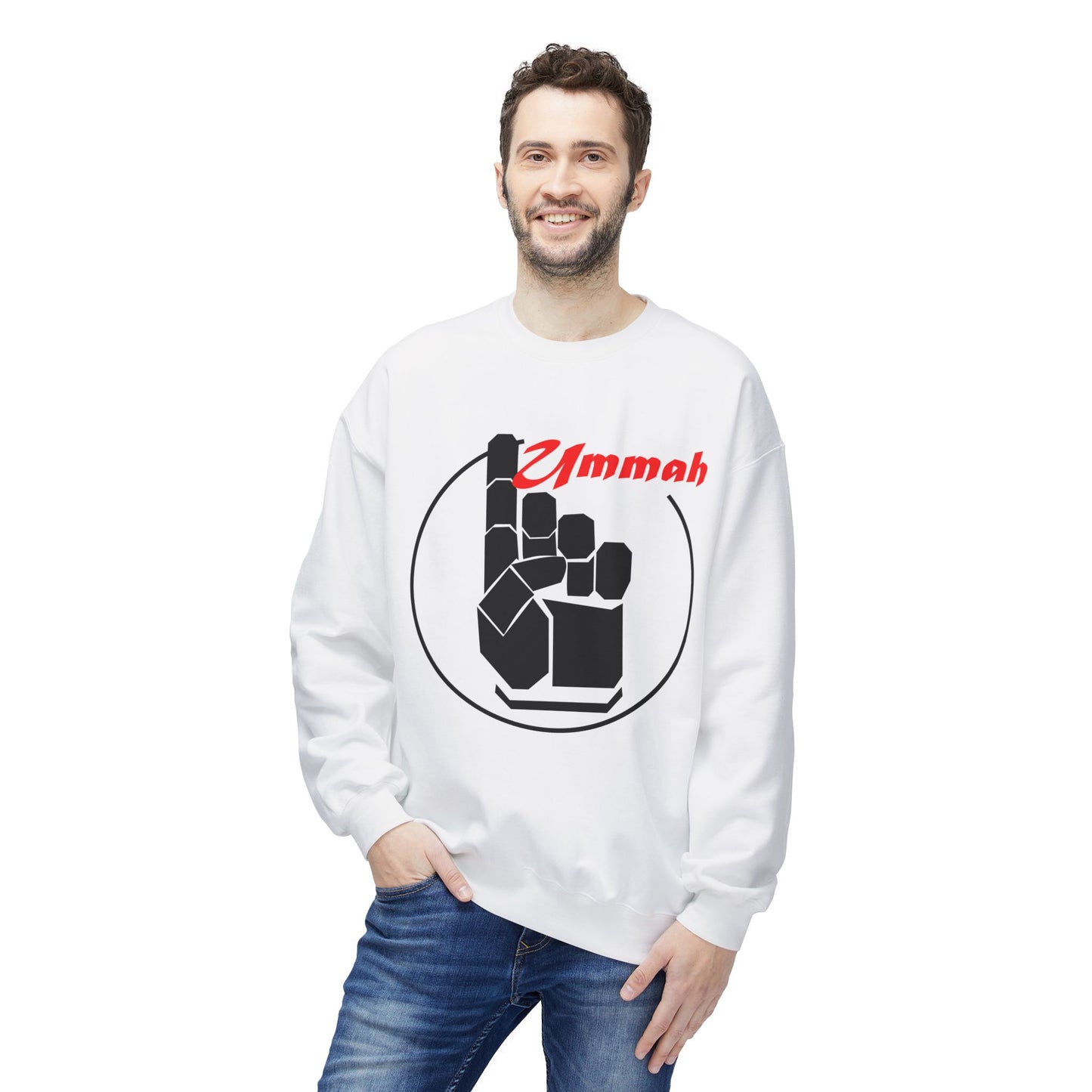 One Ummah Unisex Fleece Sweatshirt – Unity in Comfort