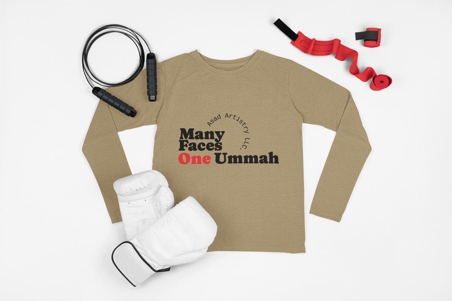 One Ummah Unisex Lightweight Long Sleeve Tee – Comfort, Style, and Unity in Every Wear