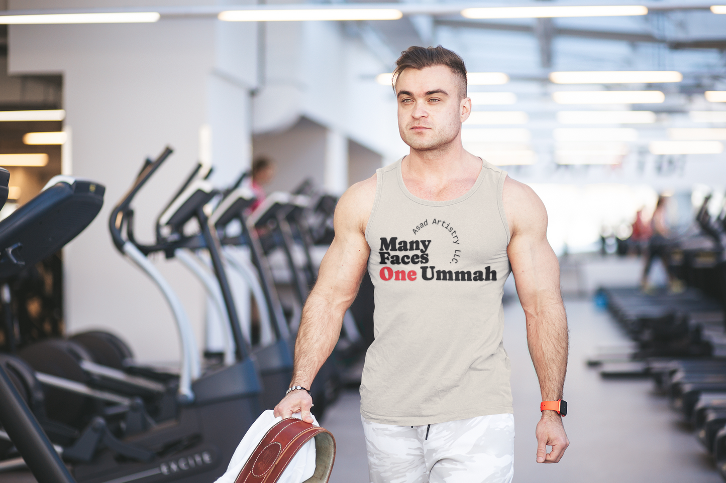 Many Faces One Ummah Unisex Barnard Tank – Unite in Comfort and Style