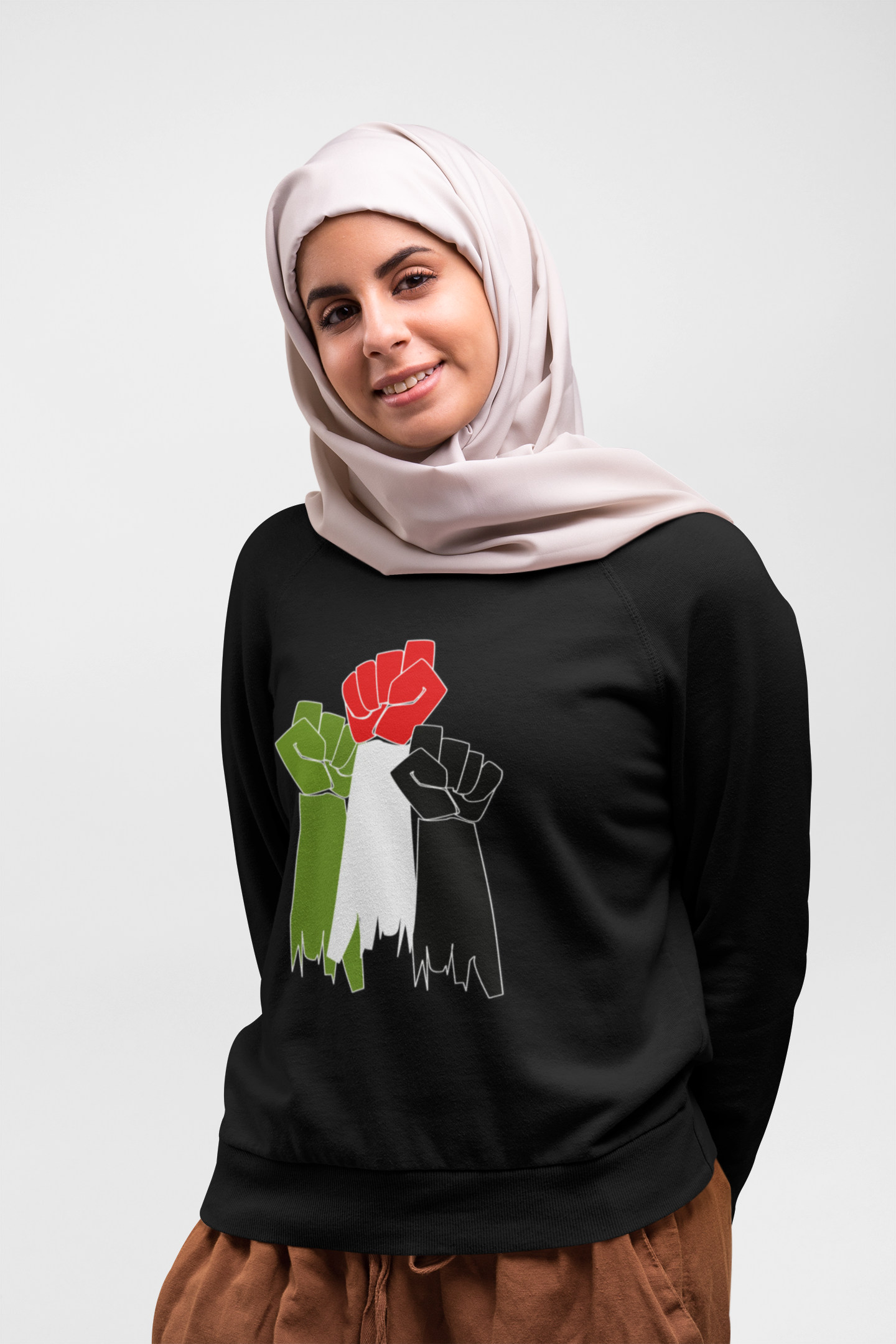 Free Palestine Unisex Heavy Blend Crewneck Sweatshirt
