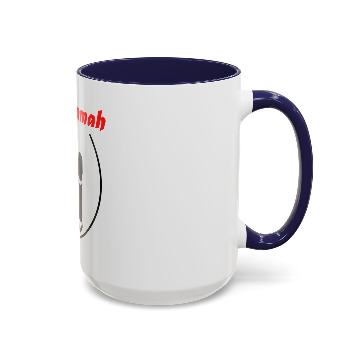 Black Logo-One Ummah Accent Coffee Mug – Sip with Unity