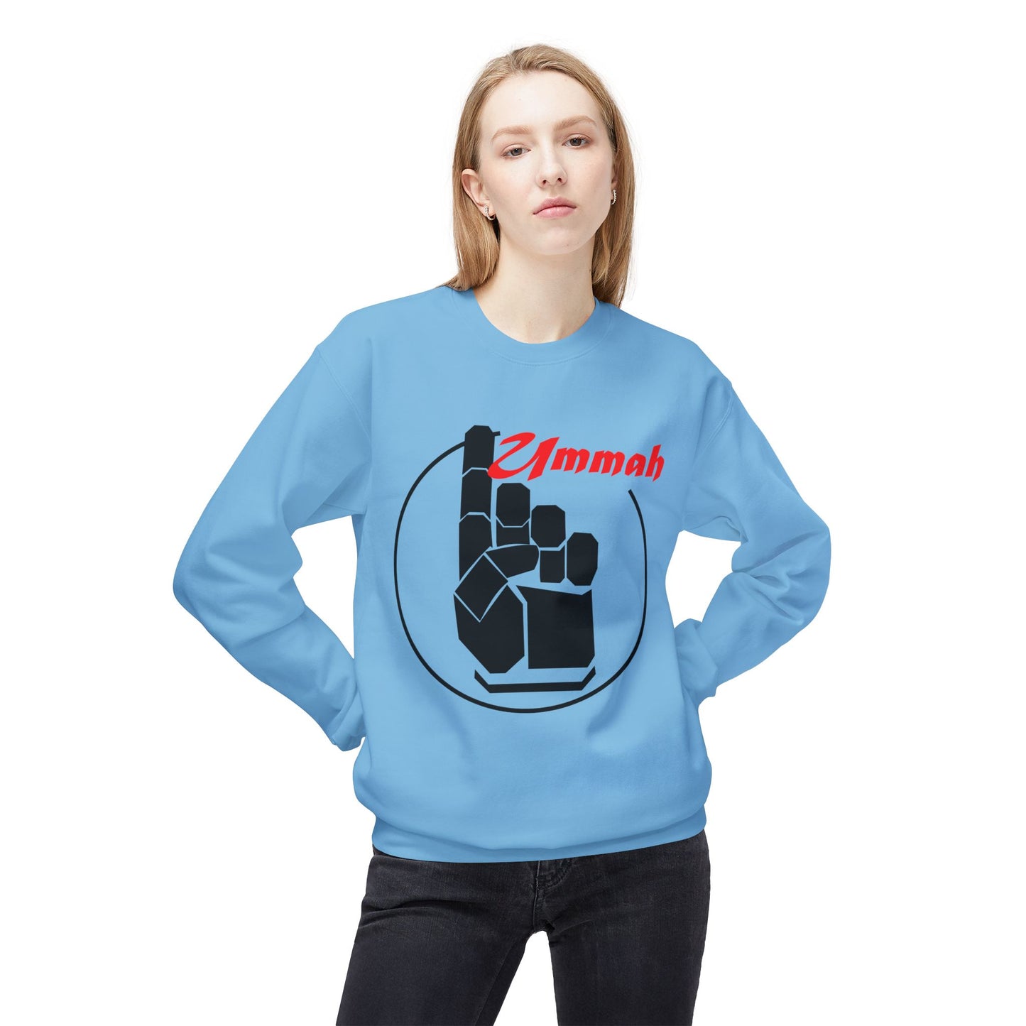 One Ummah Unisex Fleece Sweatshirt – Unity in Comfort
