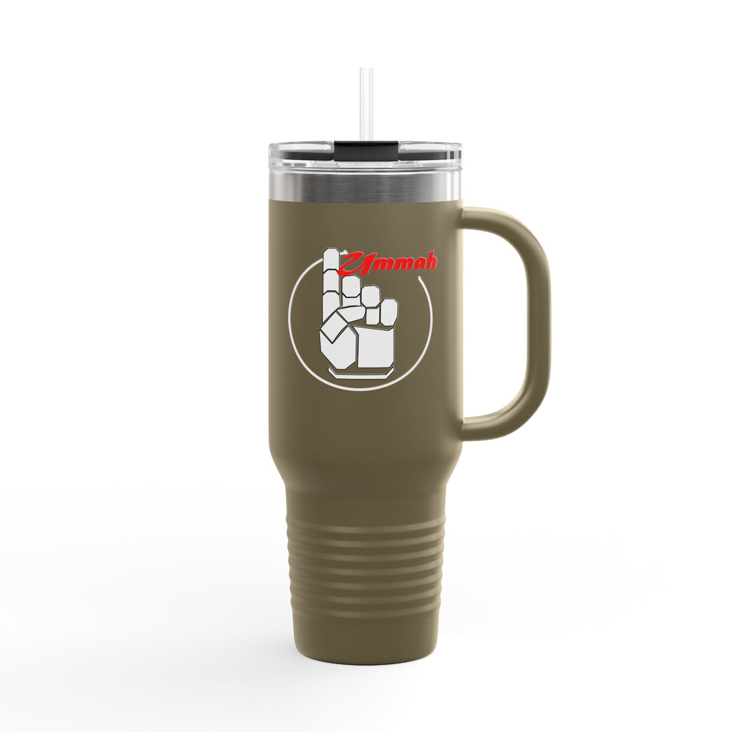 "One Ummah" Logo Insulated Travel Mug, 40oz