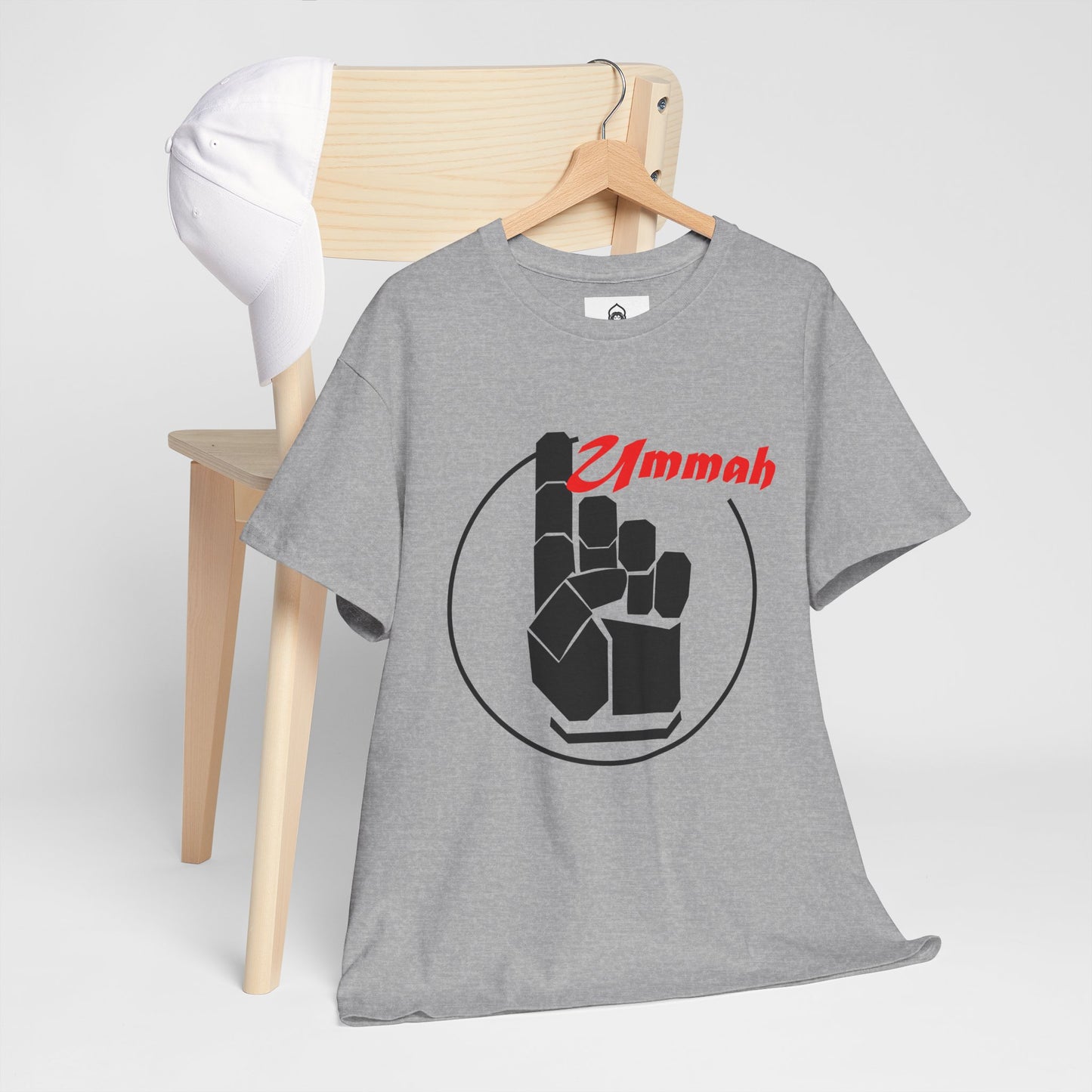 Unisex Heavy Cotton T-Shirt – "Many Faces, One Ummah"