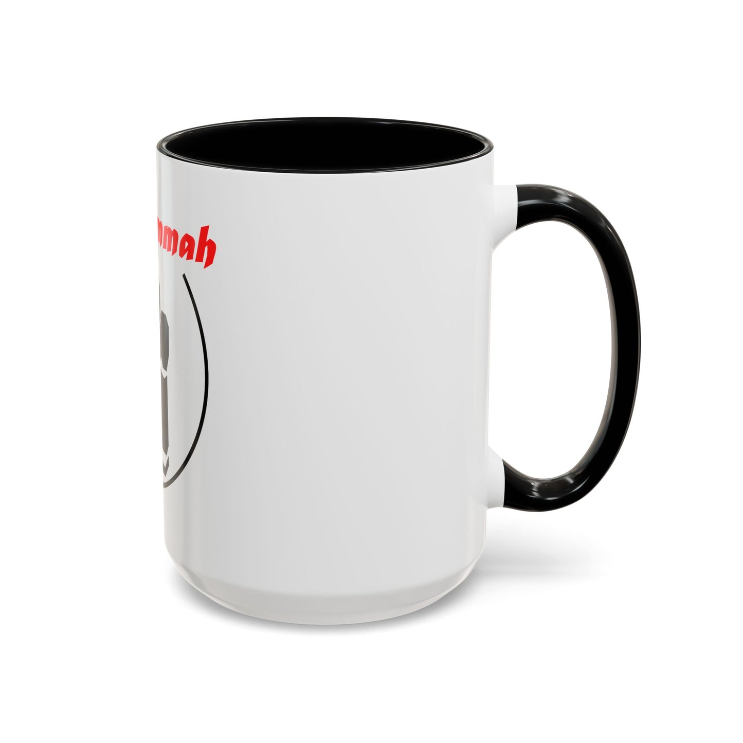 Black Logo-One Ummah Accent Coffee Mug – Sip with Unity