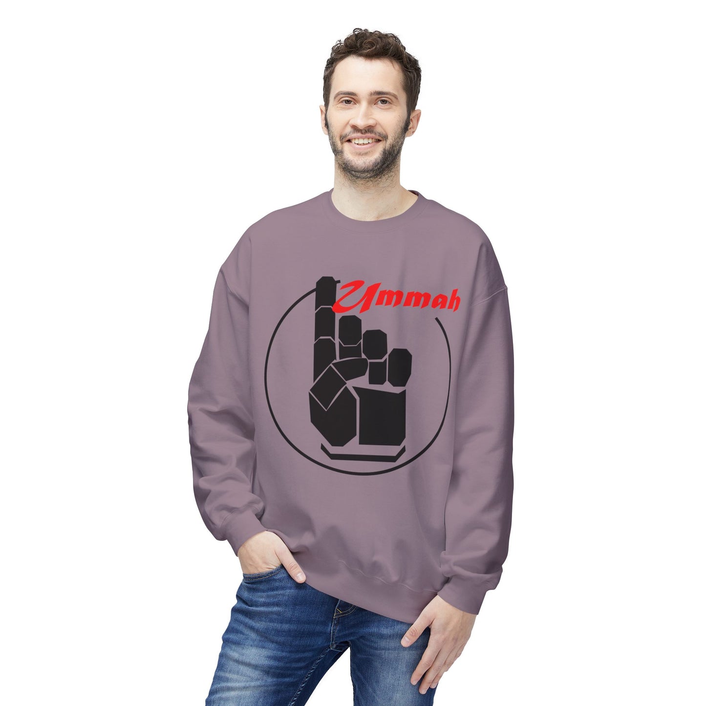 One Ummah Unisex Fleece Sweatshirt – Unity in Comfort