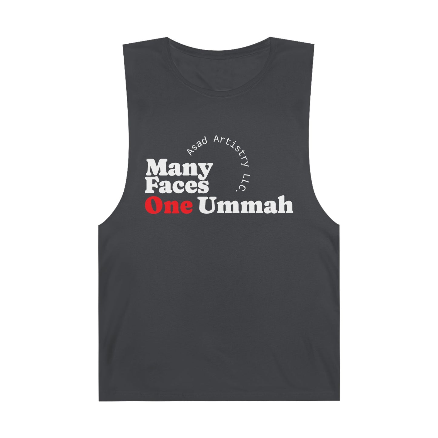 Many Faces One Ummah Unisex Barnard Tank – Unite in Comfort and Style