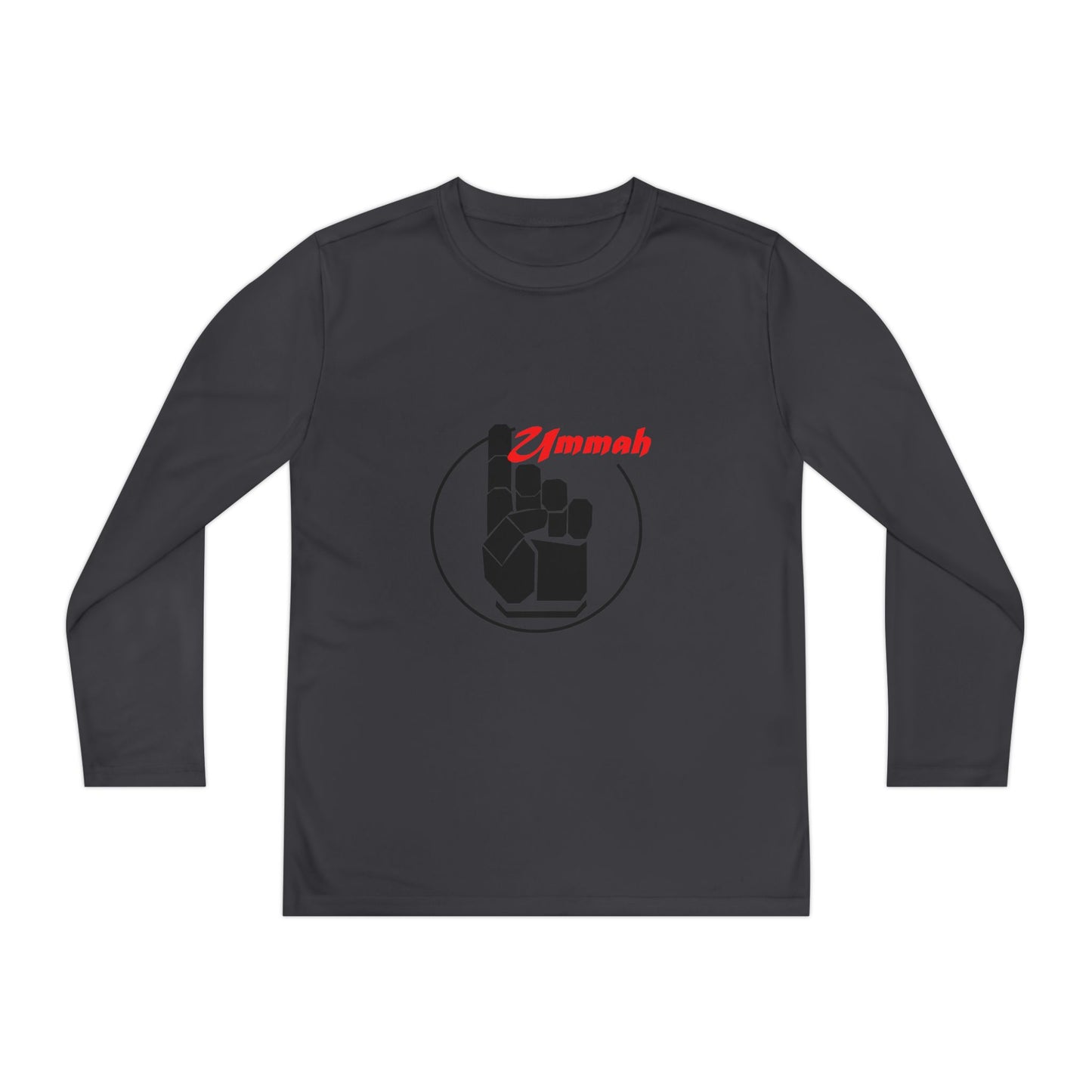 Youth Long Sleeve Faith Tee - Ummah Unity Design