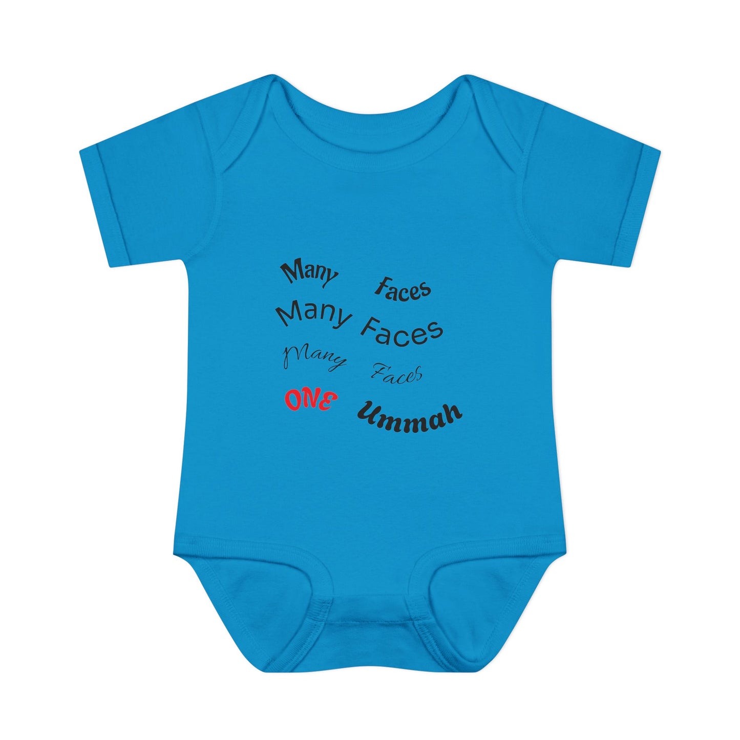Many Faces One Ummah Infant Baby Rib Bodysuit – Joyful Comfort, United From the Start