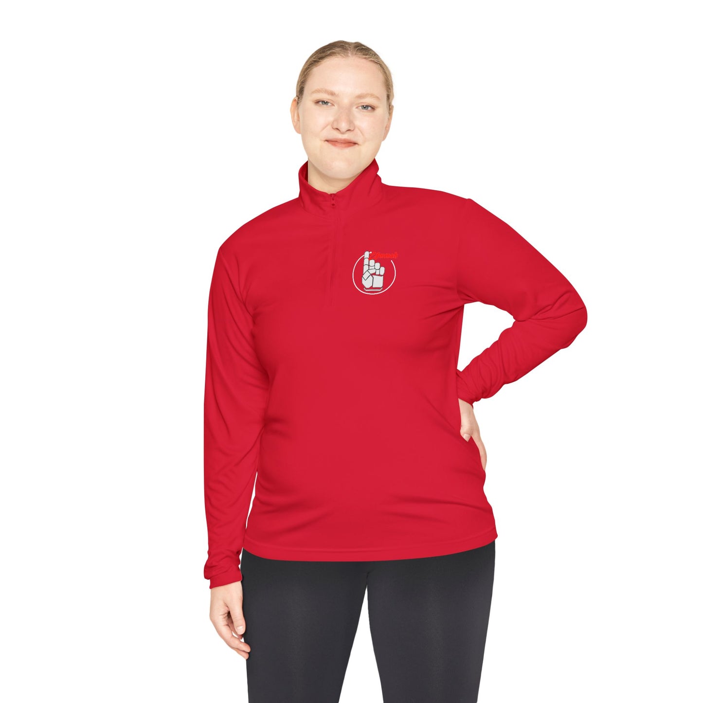 One Ummah Unisex Quarter-Zip Pullover – Performance, Style, and Unity