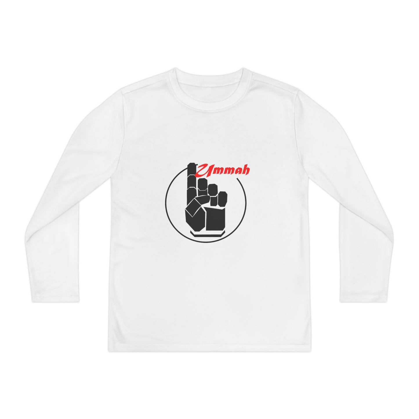 Youth Long Sleeve Faith Tee - Ummah Unity Design